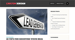 Desktop Screenshot of carltonjordan.com